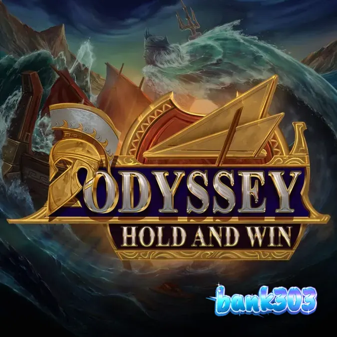 Tampilan kisi 4x4 pada slot Odyssey Hold and Win dengan tema mitologi Yunani